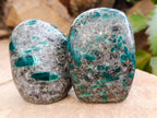 Polished Emerald Mica In Matrix Standing Free Forms x 4 From Mutoko, Zimbabwe - Toprock Gemstones and Minerals 