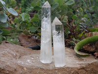 Polished Clear Quartz Crystals x 4 From Madagascar