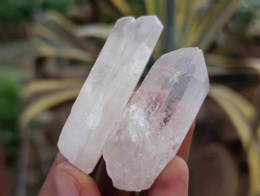 Natural Single Clear Quartz Crystals x 35 From Madagascar - Toprock Gemstones and Minerals 