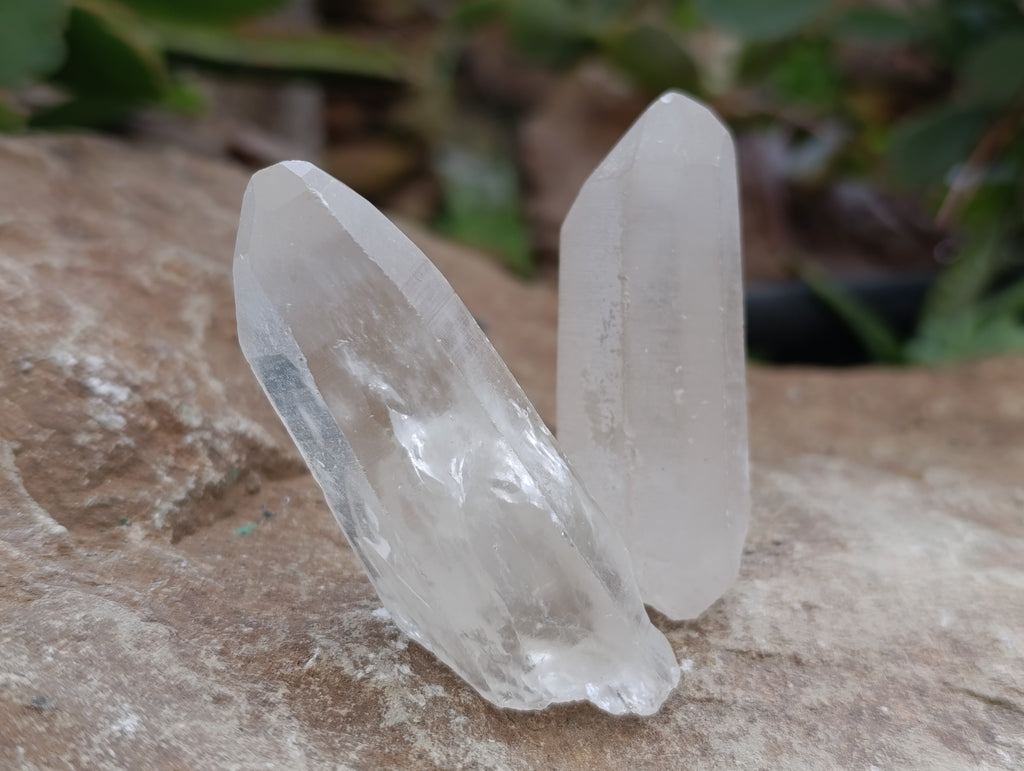 Natural Single Clear Quartz Crystals x 35 From Madagascar - Toprock Gemstones and Minerals 