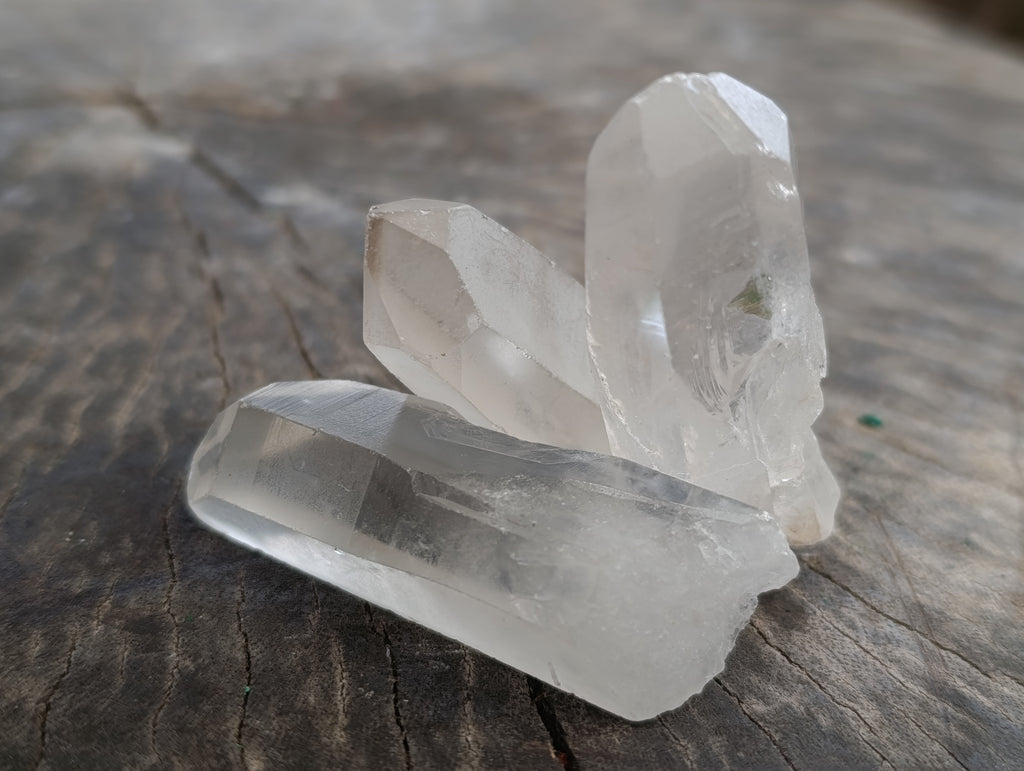 Natural Single Clear Quartz Crystals x 35 From Madagascar - Toprock Gemstones and Minerals 