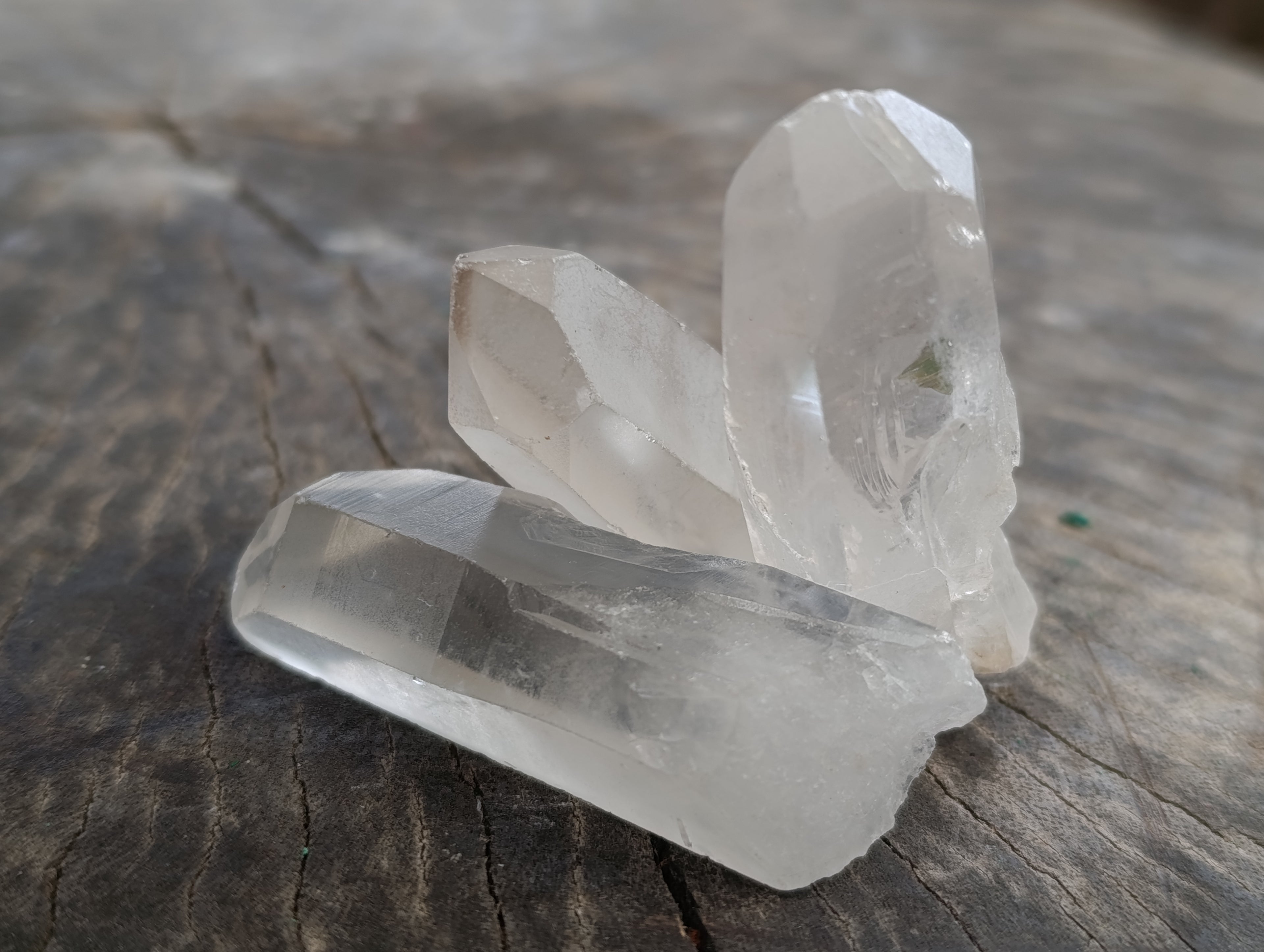 Natural Single Clear Quartz Crystals x 35 From Madagascar - Toprock Gemstones and Minerals 