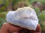 Natural Etched Blue Chalcedony Specimens x 12 From Nsanje, Malawi - Toprock Gemstones and Minerals 