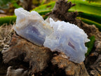 Natural Etched Blue Chalcedony Specimens x 12 From Nsanje, Malawi - Toprock Gemstones and Minerals 