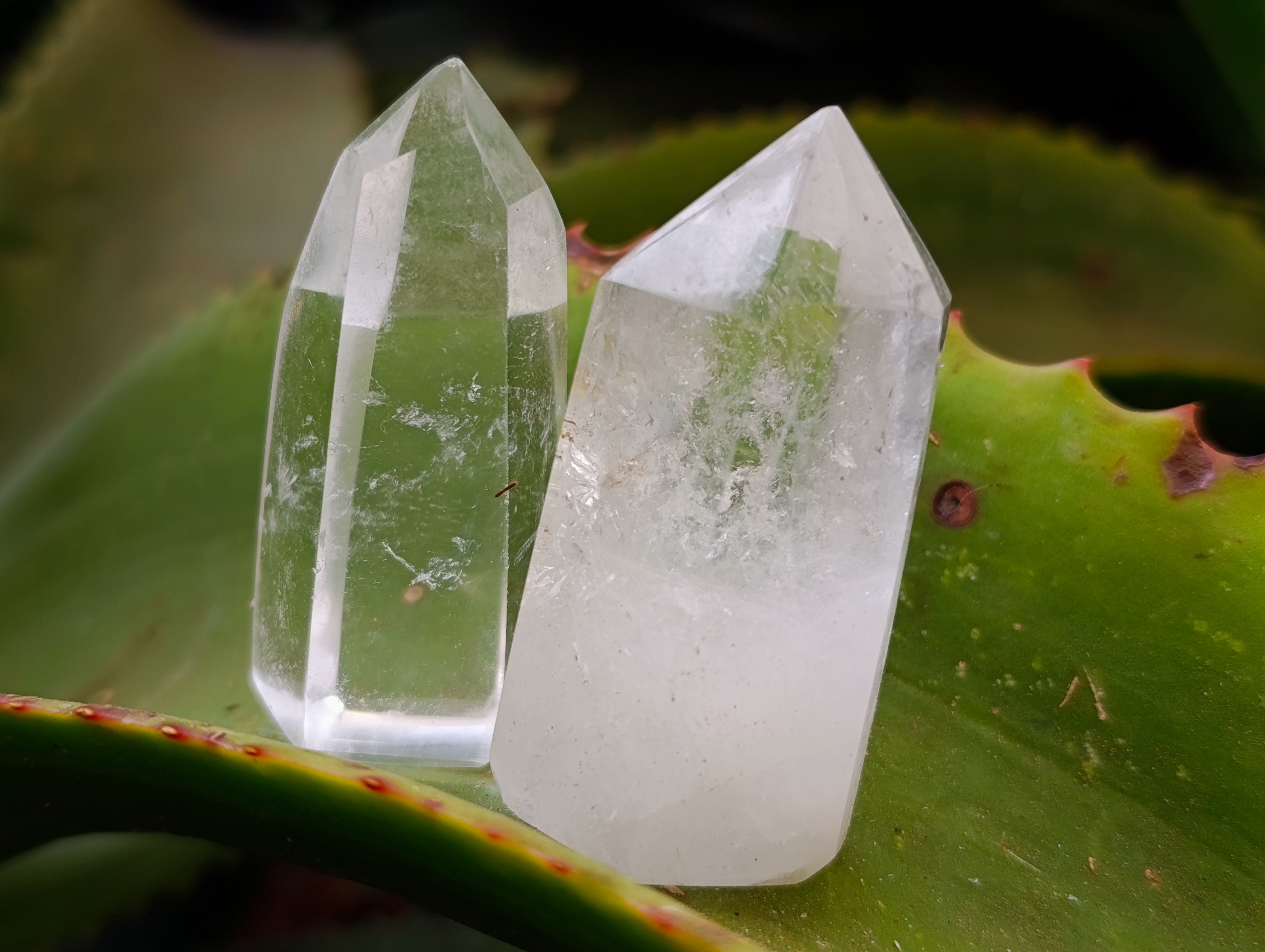 Polished Clear Quartz Crystals x 20 From Madagascar - Toprock Gemstones and Minerals 