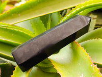 Polished Black Basalt Points x 5 From Antsirabe, Madagascar