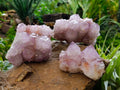 Natural Dark Purple Amethyst Spirit Quartz Clusters x 3 From Boekenhouthoek, South Africa - Toprock Gemstones and Minerals 