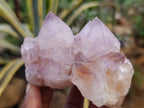 Natural Dark Purple Amethyst Spirit Quartz Clusters x 3 From Boekenhouthoek, South Africa - Toprock Gemstones and Minerals 