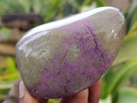 Polished Stichtite Standing Free Forms x 2 From Barberton, South Africa - Toprock Gemstones and Minerals 