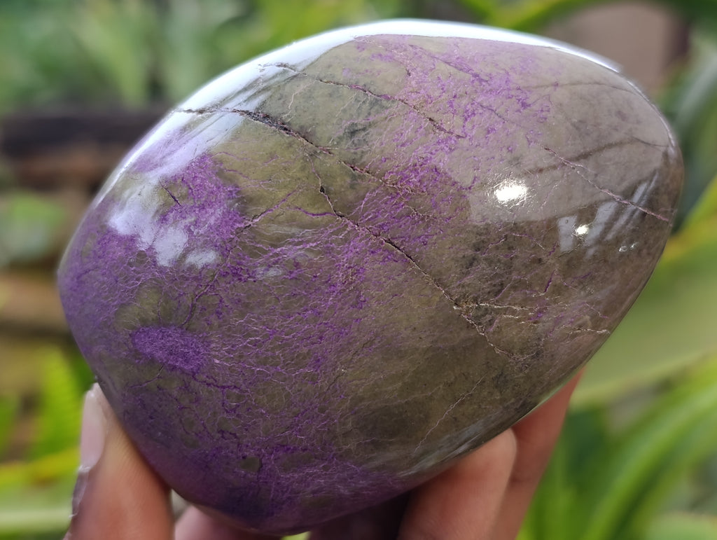 Polished Stichtite Standing Free Forms x 2 From Barberton, South Africa - Toprock Gemstones and Minerals 