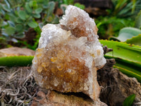 Natural Limonite Quartz Clusters x 2 From Solwezi, Zambia - Toprock Gemstones and Minerals 