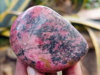 Polished Rhodonite Free Form x 6 From Ambindavato, Madagascar
