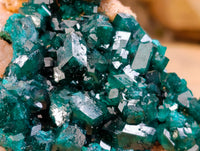 Natural Rare Dioptase and Malachite Specimens x 2 From Likasi, Congo
