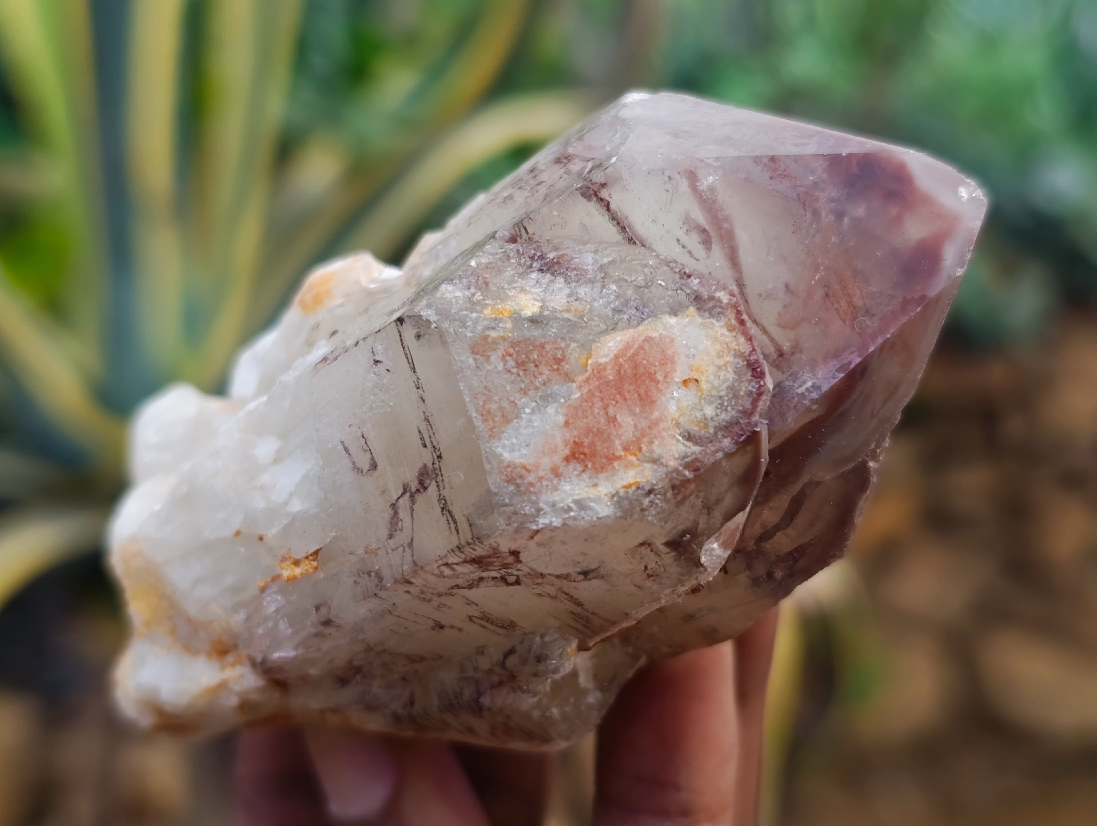 Natural Red Hematoid Quartz Clusters x 4 From Karoi, Zimbabwe - Toprock Gemstones and Minerals 