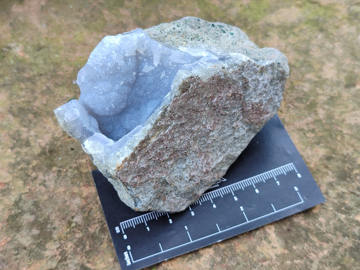 Natural Blue Lace Agate Geode Specimens x 12 From Nsanje, Malawi - Toprock Gemstones and Minerals 