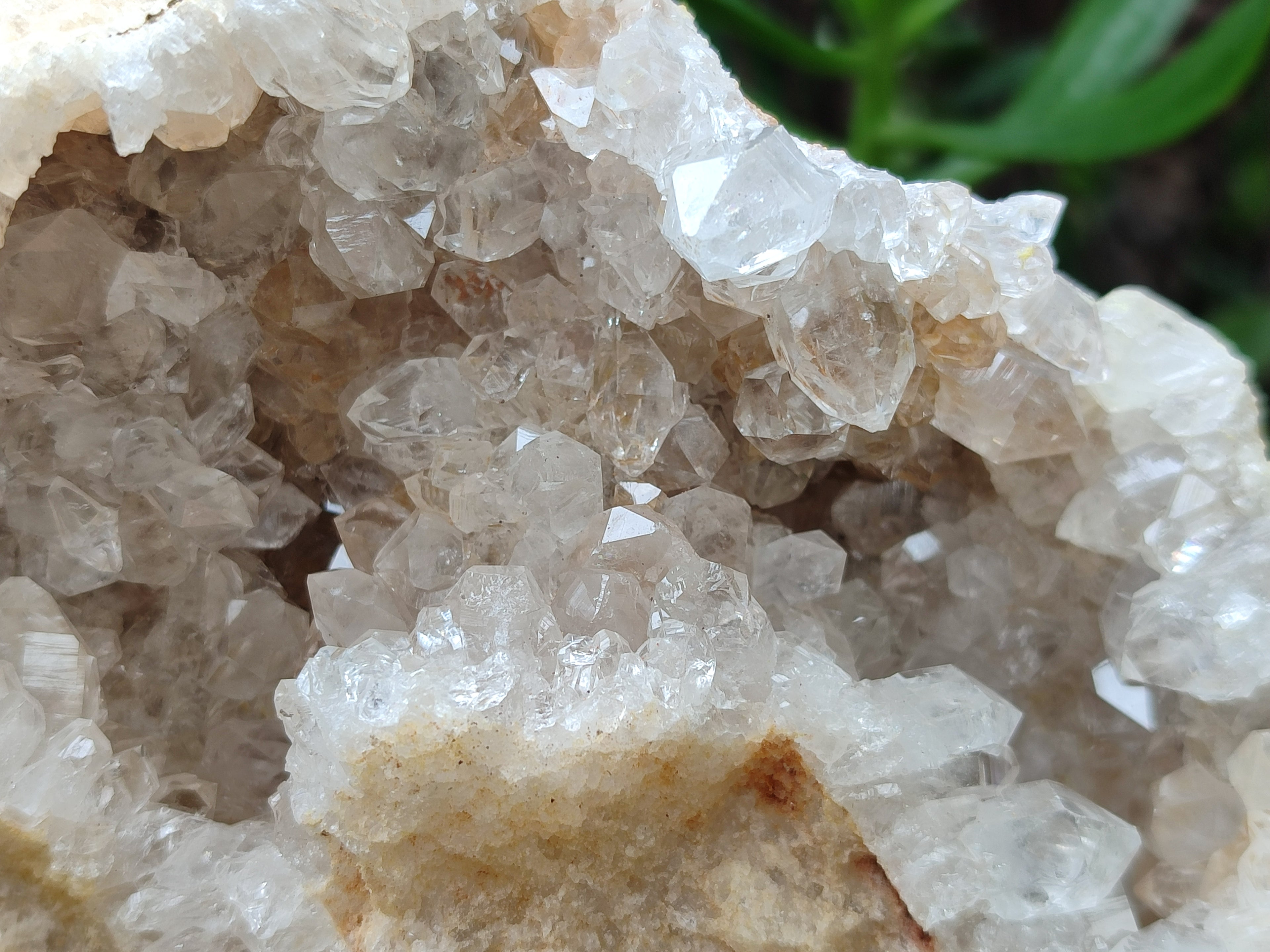 Natural Limonite Quartz Clusters x 6 From Solwezi, Zambia - Toprock Gemstones and Minerals 