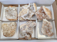 Natural Limonite Quartz Clusters x 6 From Solwezi, Zambia - Toprock Gemstones and Minerals 