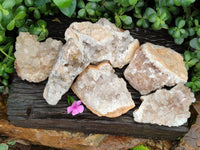 Natural Limonite Quartz Clusters x 6 From Solwezi, Zambia - Toprock Gemstones and Minerals 