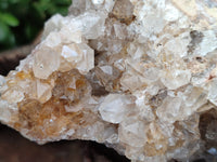 Natural Limonite Quartz Clusters x 6 From Solwezi, Zambia - Toprock Gemstones and Minerals 