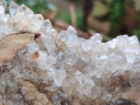 Natural Limonite Quartz Clusters x 6 From Solwezi, Zambia - Toprock Gemstones and Minerals 