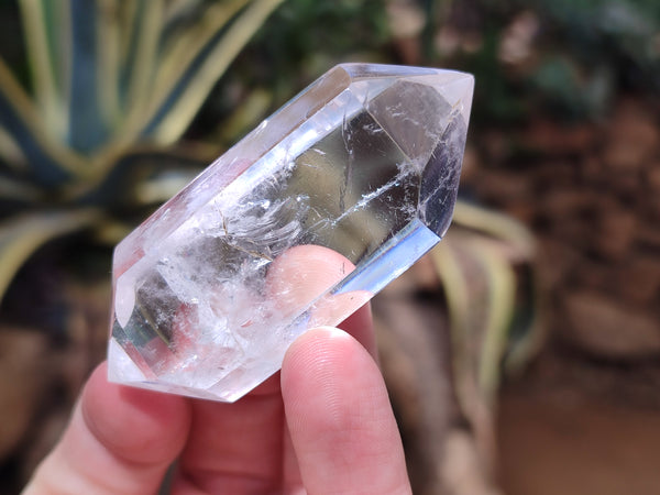 Polished Double Terminated Quartz Crystals x 12 From Madagascar