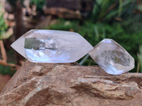 Polished Double Terminated Quartz Crystals x 12 From Madagascar