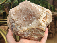 Natural Limonite Quartz Clusters x 2 From Solwezi, Zambia - Toprock Gemstones and Minerals 