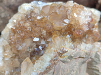 Natural Limonite Quartz Clusters x 2 From Solwezi, Zambia - Toprock Gemstones and Minerals 