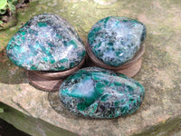 Polished Emerald Mica In Matrix Free Forms x 6 From Mutoko, Zimbabwe - Toprock Gemstones and Minerals 