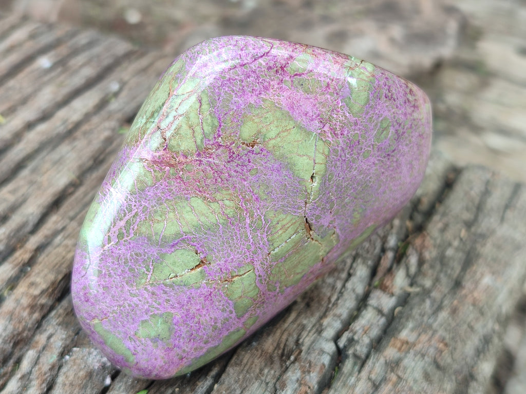 Polished Stichtite Free Forms x 2 From Barberton, South Africa - Toprock Gemstones and Minerals 