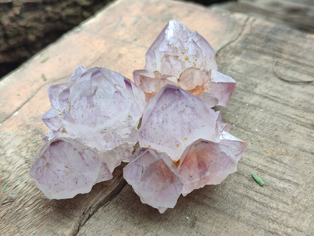 Natural Dark and Lilic Amethyst Spirit Quartz Crystals x 35 From South Africa - Toprock Gemstones and Minerals 