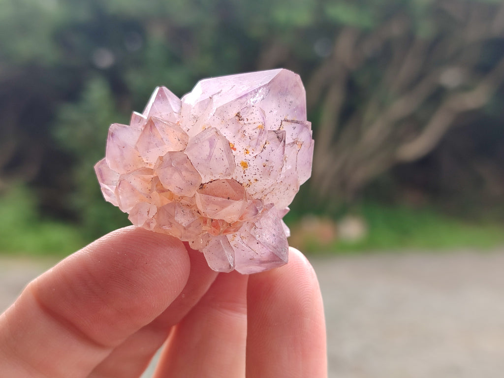Natural Dark and Lilic Amethyst Spirit Quartz Crystals x 35 From South Africa - Toprock Gemstones and Minerals 