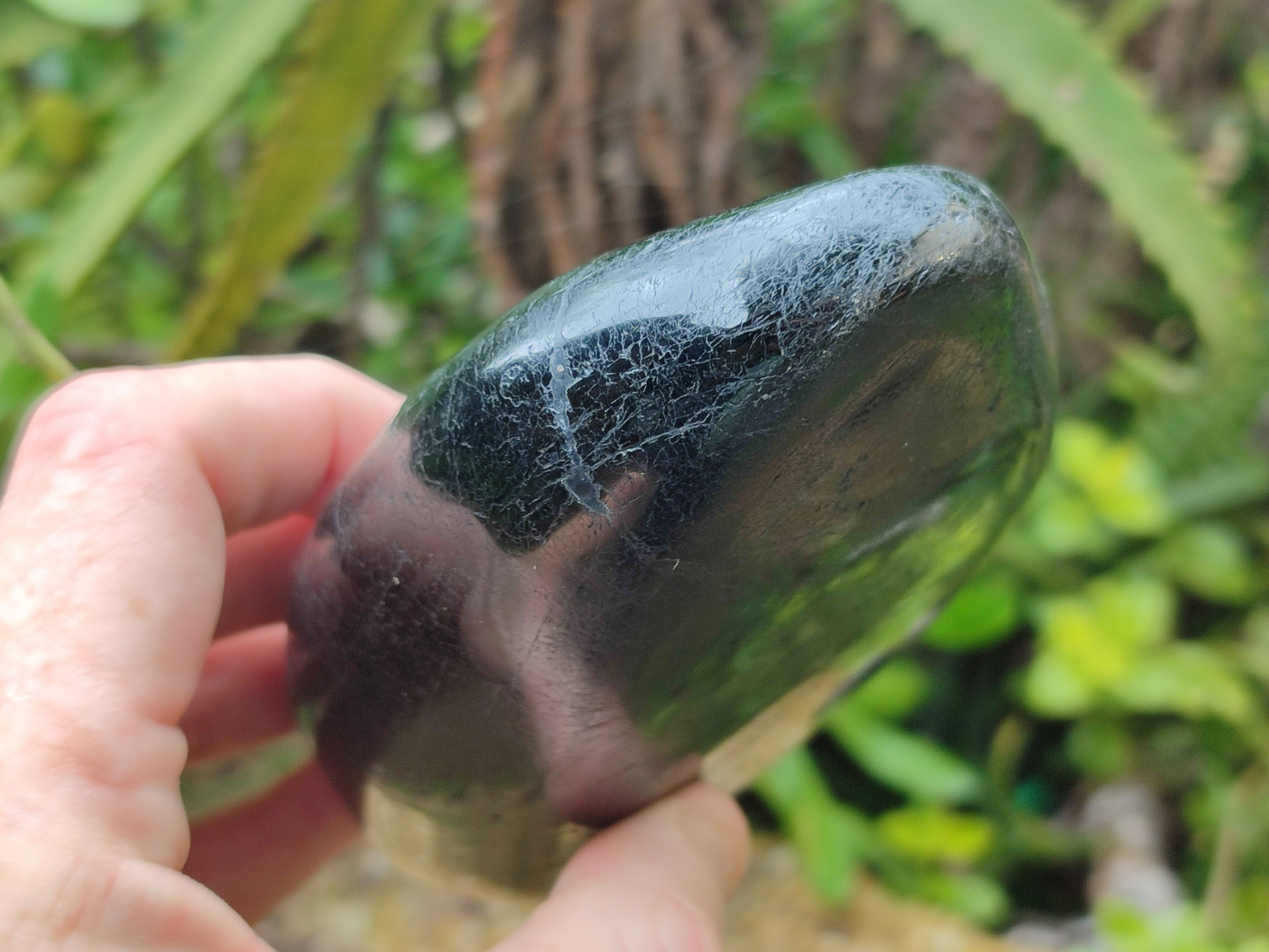 Polished Black Tourmaline Standing Free Form x 2 From Madagascar - Toprock Gemstones and Minerals 