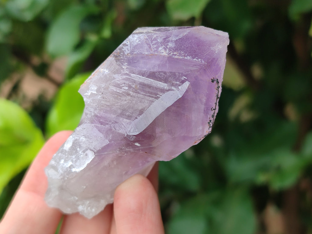 Natural Jacaranda Amethyst Single Quartz Crystals x 24 From Mumbwa, Zambia - Toprock Gemstones and Minerals 