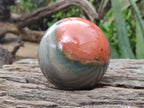 Polished Polychrome Jasper Spheres x 2 From Northwest Coast, Madagascar - Toprock Gemstones and Minerals 