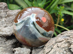 Polished Polychrome Jasper Spheres x 2 From Northwest Coast, Madagascar - Toprock Gemstones and Minerals 