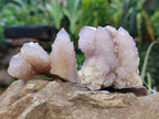 Natural Amethyst Spirit Quartz Clusters x 12 From Boekenhouthoek, South Africa - Toprock Gemstones and Minerals 