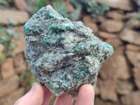 Natural Emerald Mica In Matrix Cobbed Specimens x 3 From Mutoko, Zimbabwe - Toprock Gemstones and Minerals 