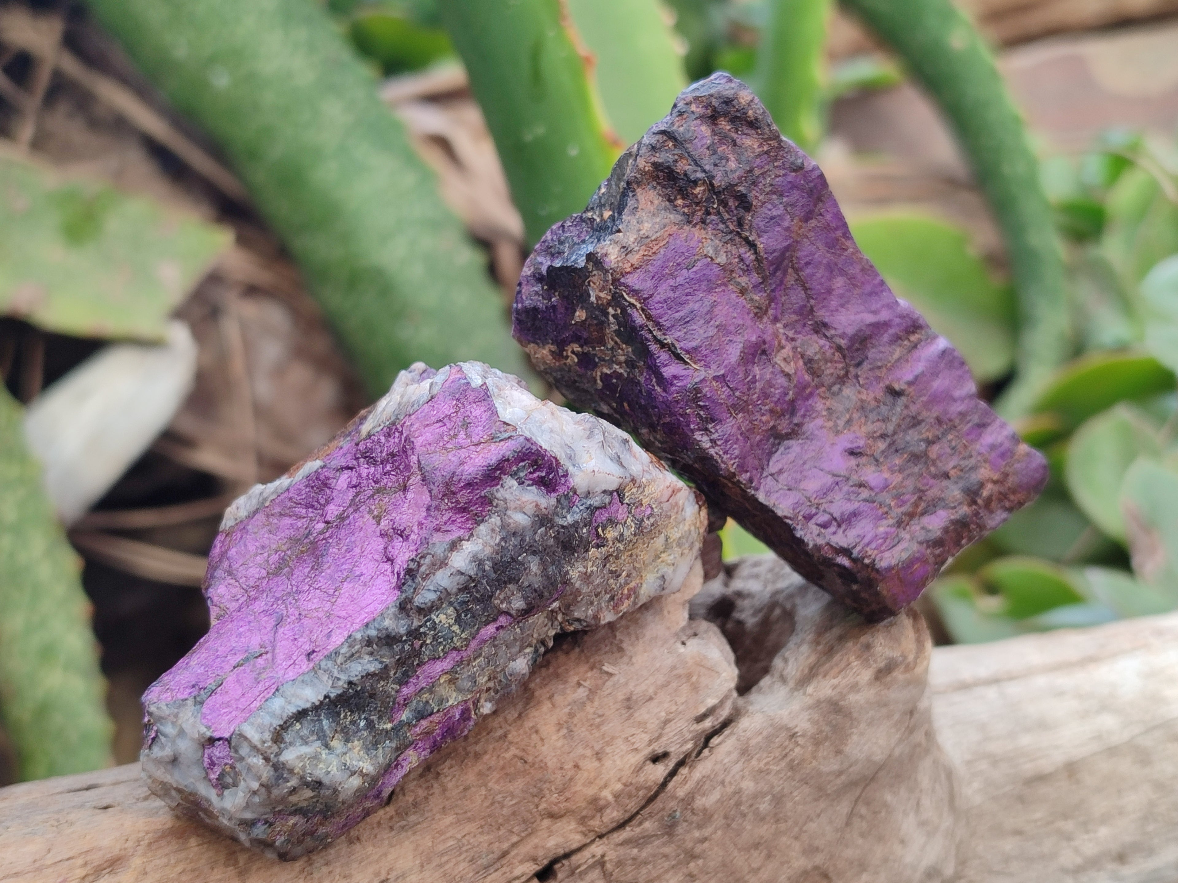 Natural Metallic Purpurite Cobbed Specimens x 12 From Erongo, Namibia - Toprock Gemstones and Minerals 
