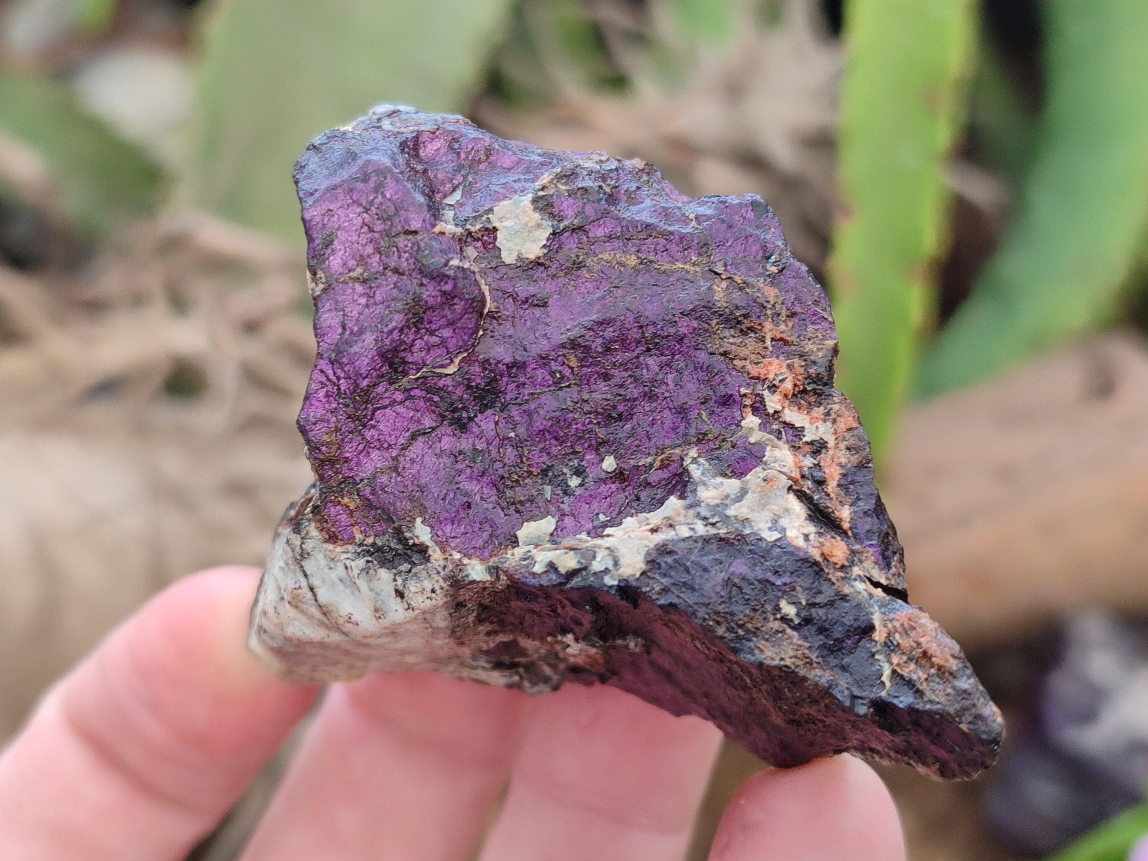 Natural Metallic Purpurite Cobbed Specimens x 12 From Erongo, Namibia - Toprock Gemstones and Minerals 