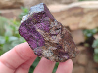 Natural Metallic Purpurite Cobbed Specimens x 12 From Erongo, Namibia - Toprock Gemstones and Minerals 
