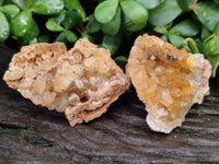 Natural Limonite Quartz Clusters x 12 From Solwezi, Zambia - Toprock Gemstones and Minerals 