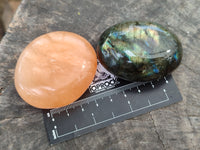 Polished Mix Of Selected Palm Stones x 12 From Madagascar - Toprock Gemstones and Minerals 