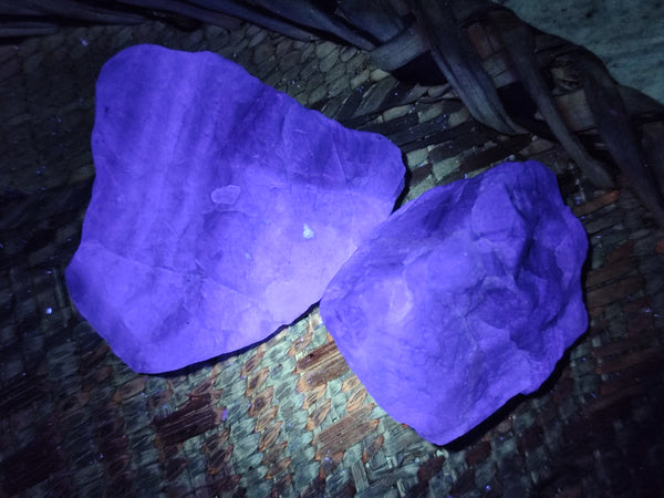 Natural Watermelon Fluorite Cobbed Specimens x 4.03 Kg Lot From Uis, Namibia
