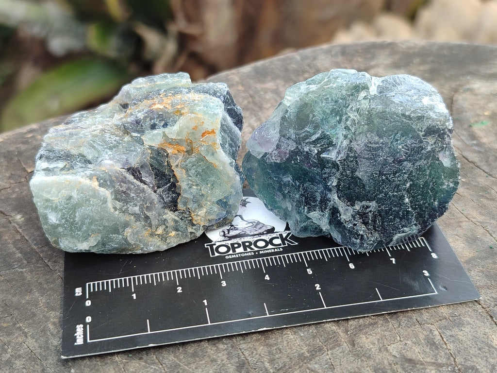 Natural Watermelon Fluorite Cobbed Specimens x 4.03 Kg Lot From Uis, Namibia - Toprock Gemstones and Minerals 