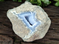 Natural Blue Lace Agate Geode Specimens x 6 From Nsanje, Malawi