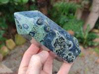 Polished Stromatolite Jasper Points x 2 From Katsepy, Madagascar