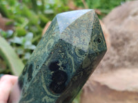 Polished Stromatolite Jasper Points x 2 From Katsepy, Madagascar