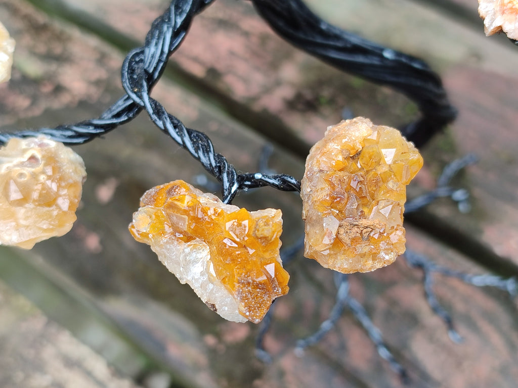 Hand Made Limonite Copper Wire Wrap Tree On Cobbed Crystal Base From KwaZulu, Natal, South Africa - Toprock Gemstones and Minerals 