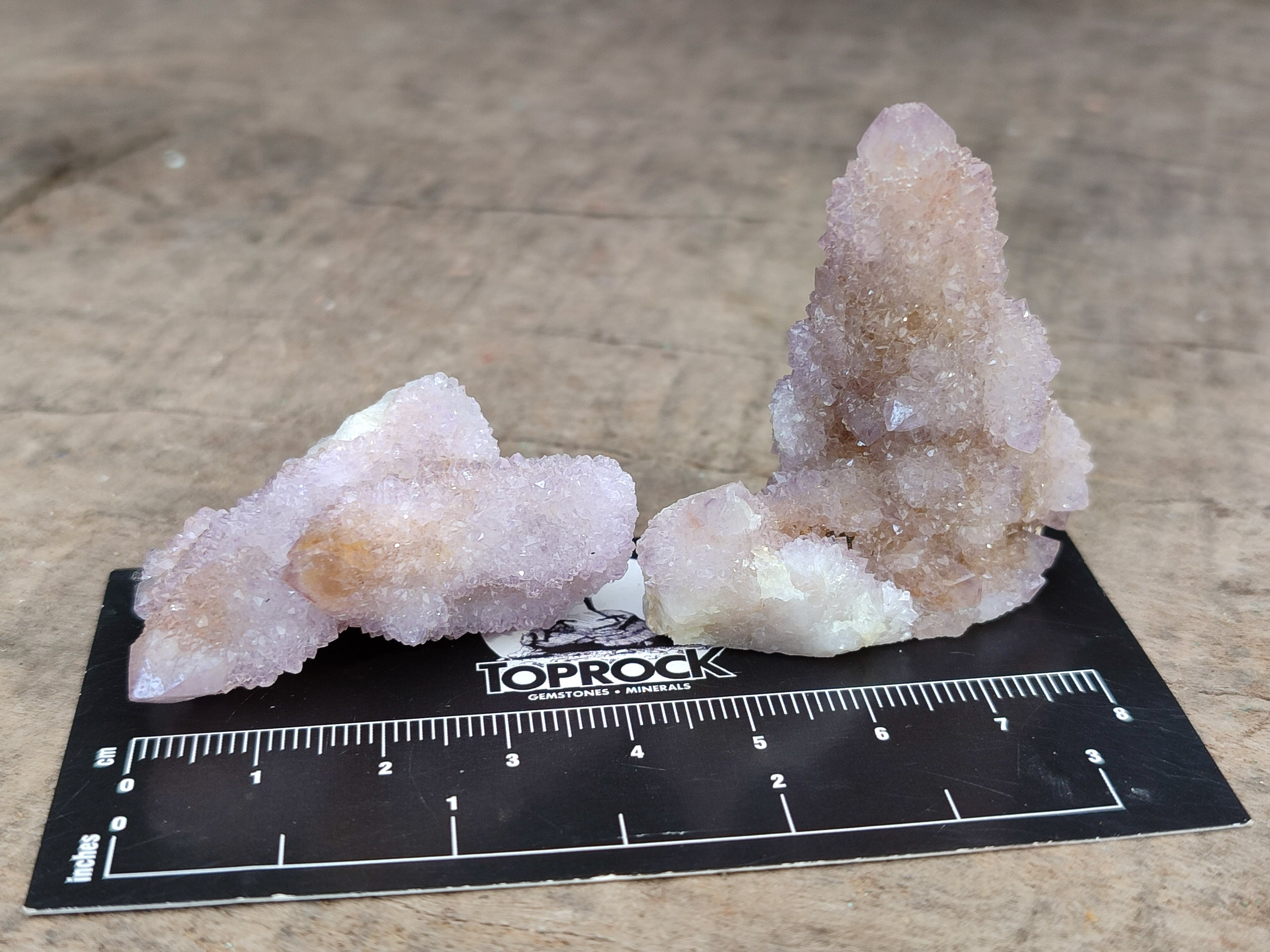 Natural Ametrine Spirit Quartz Clusters x 35 From Boekenhouthoek, South Africa - Toprock Gemstones and Minerals 